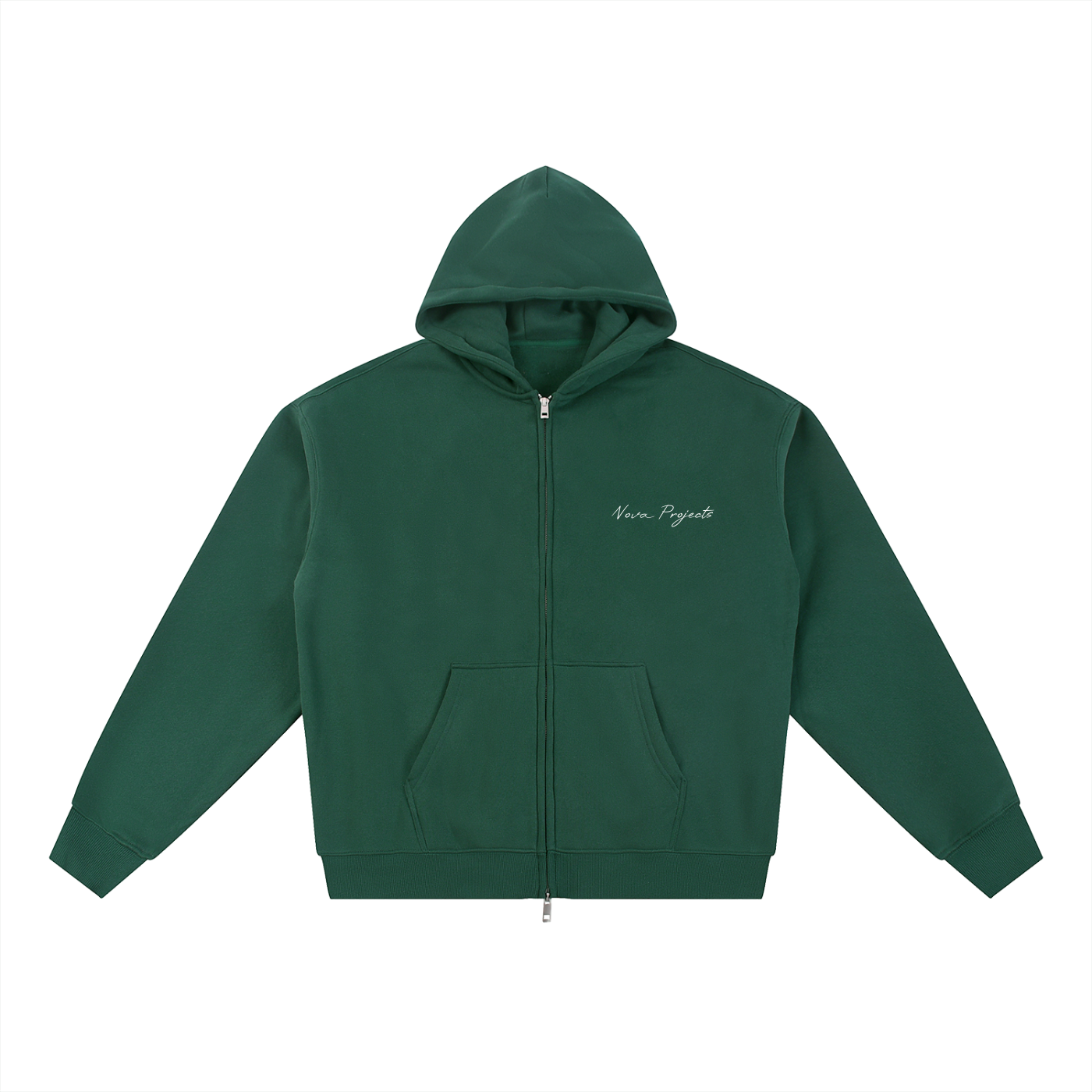 Nova Projects Essential Fleece Zip-Through Hoodie