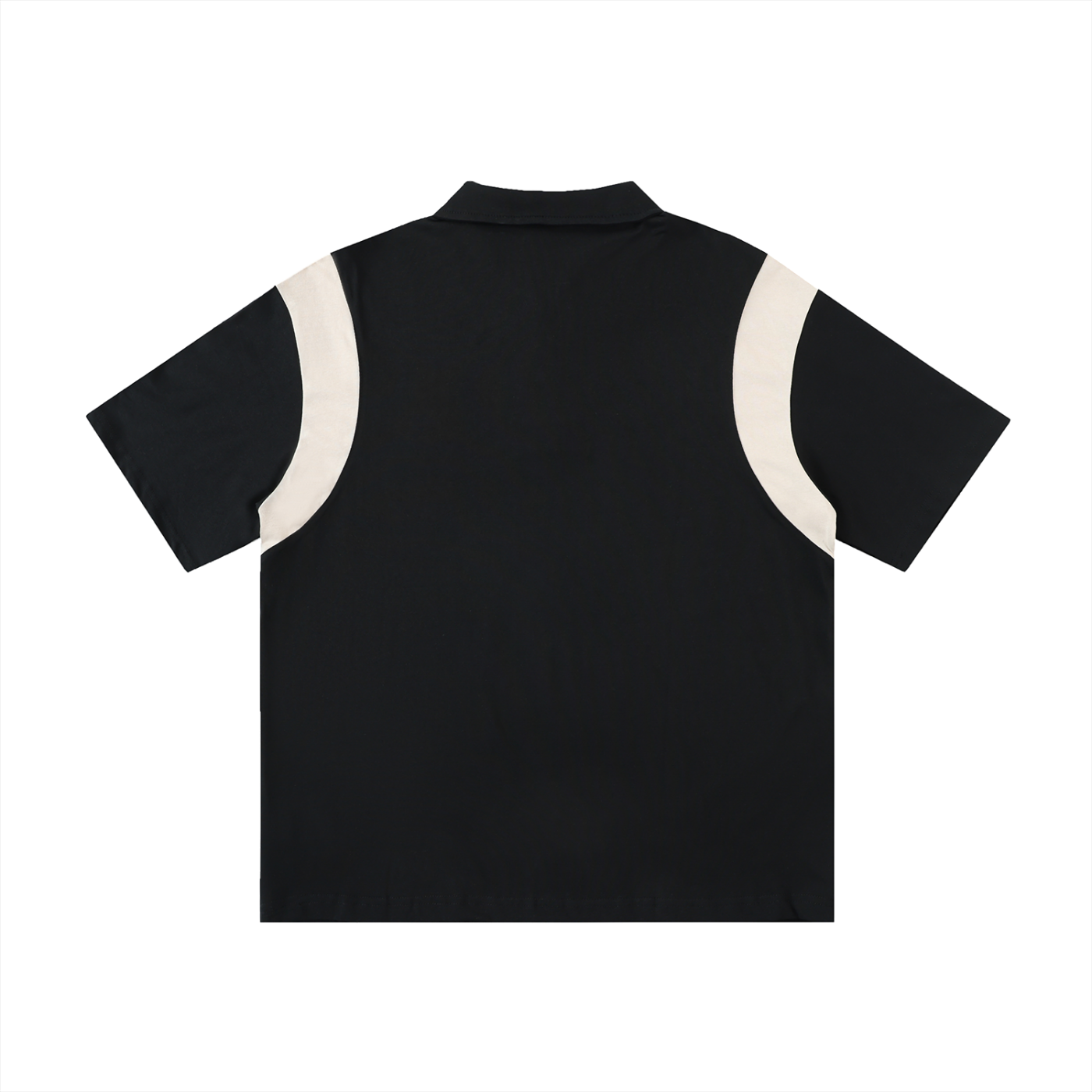 Nova Contrast Panel Cotton Polo Shirt