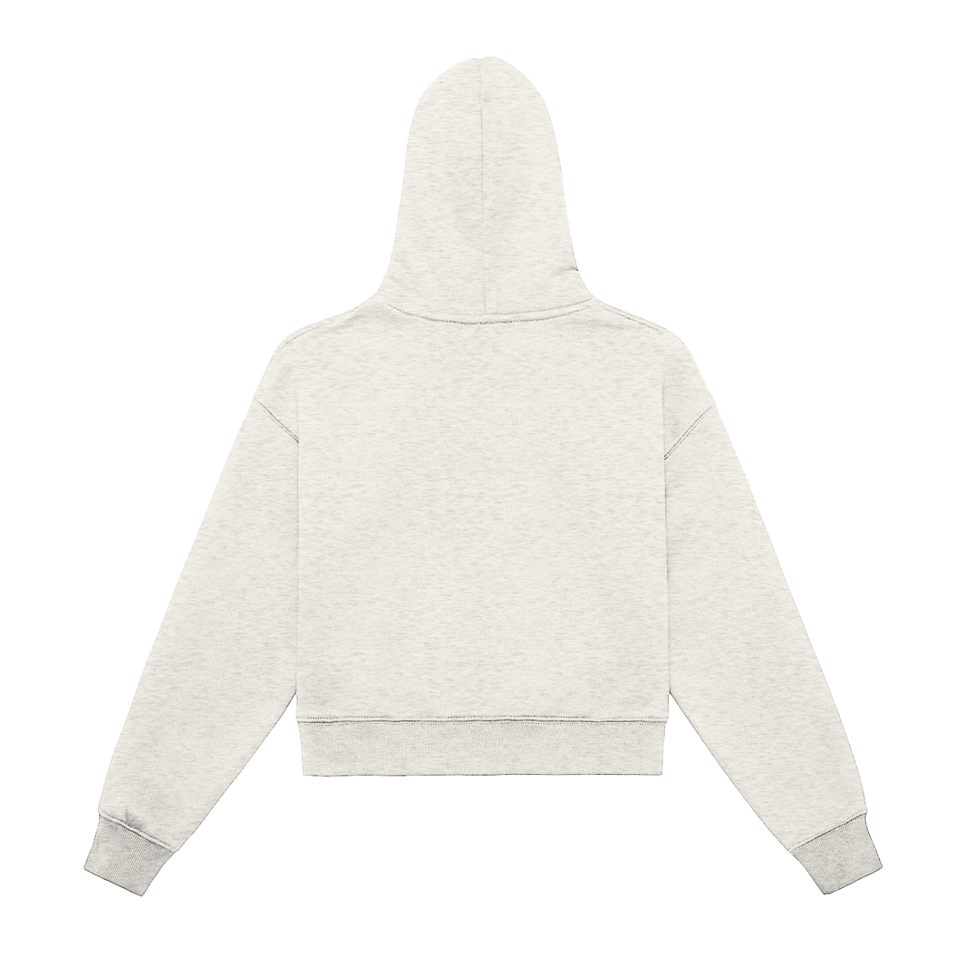 Nova Projects Women's Fleeced Zip-Up Cropped Hoodie