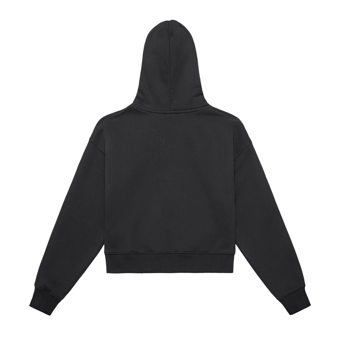Nova Projects Women's Fleeced Zip-Up Cropped Hoodie
