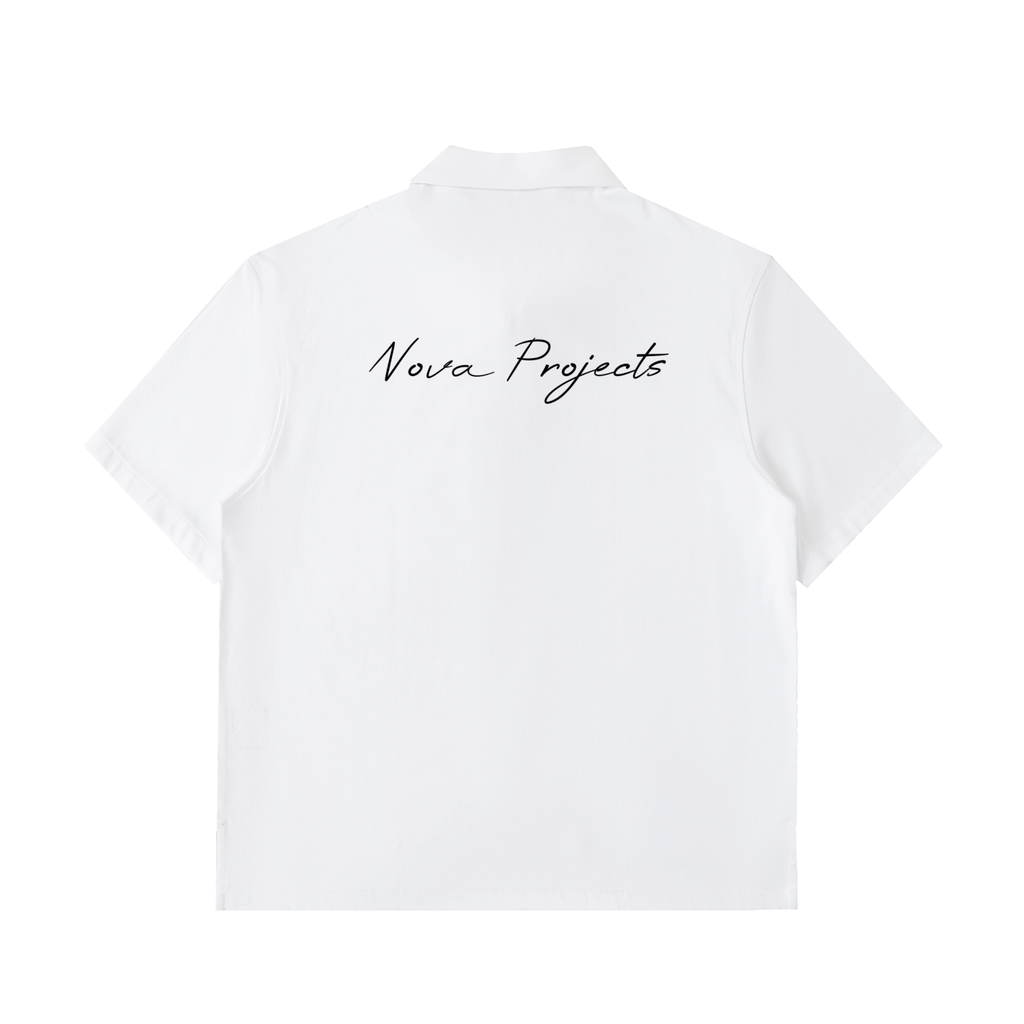 Nova Half-Zip Cotton Polo Shirt