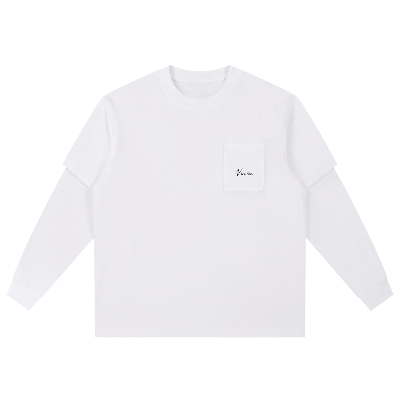 Nova Layered Long Sleeve Oversized Tee