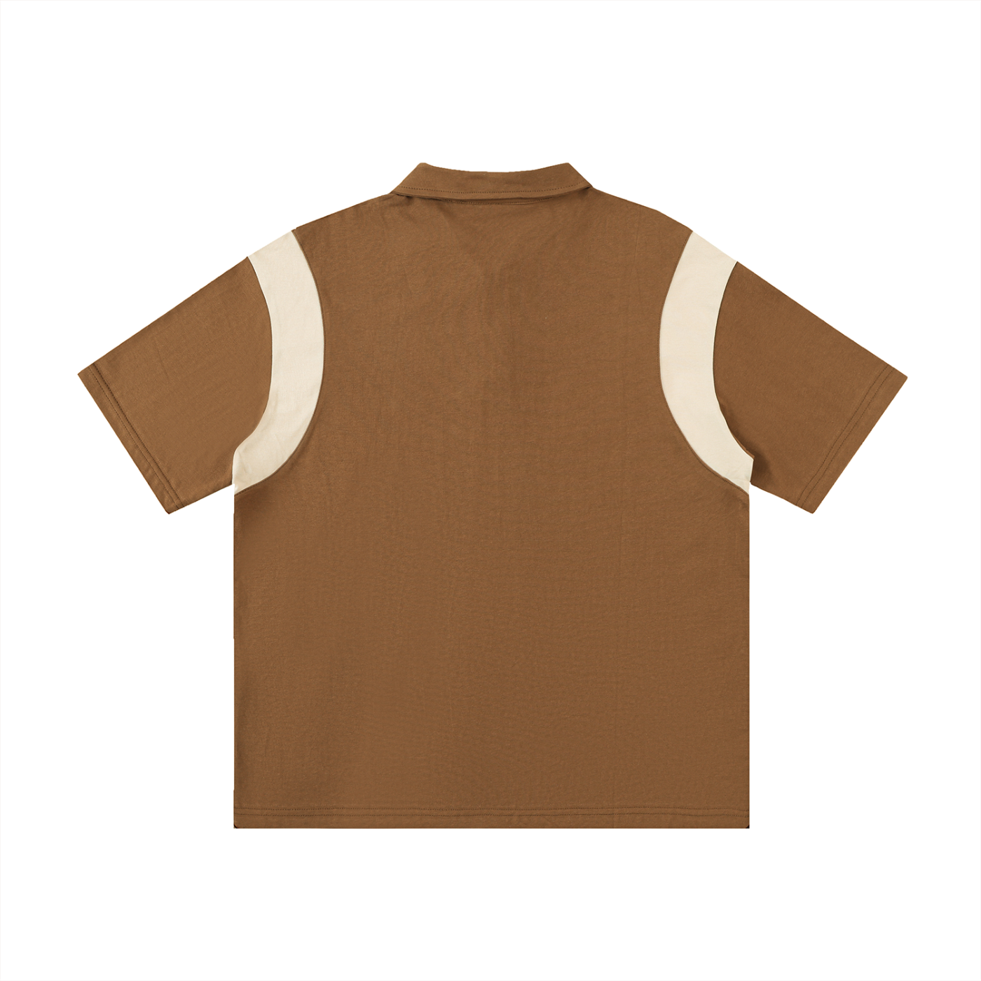 Nova Contrast Panel Cotton Polo Shirt