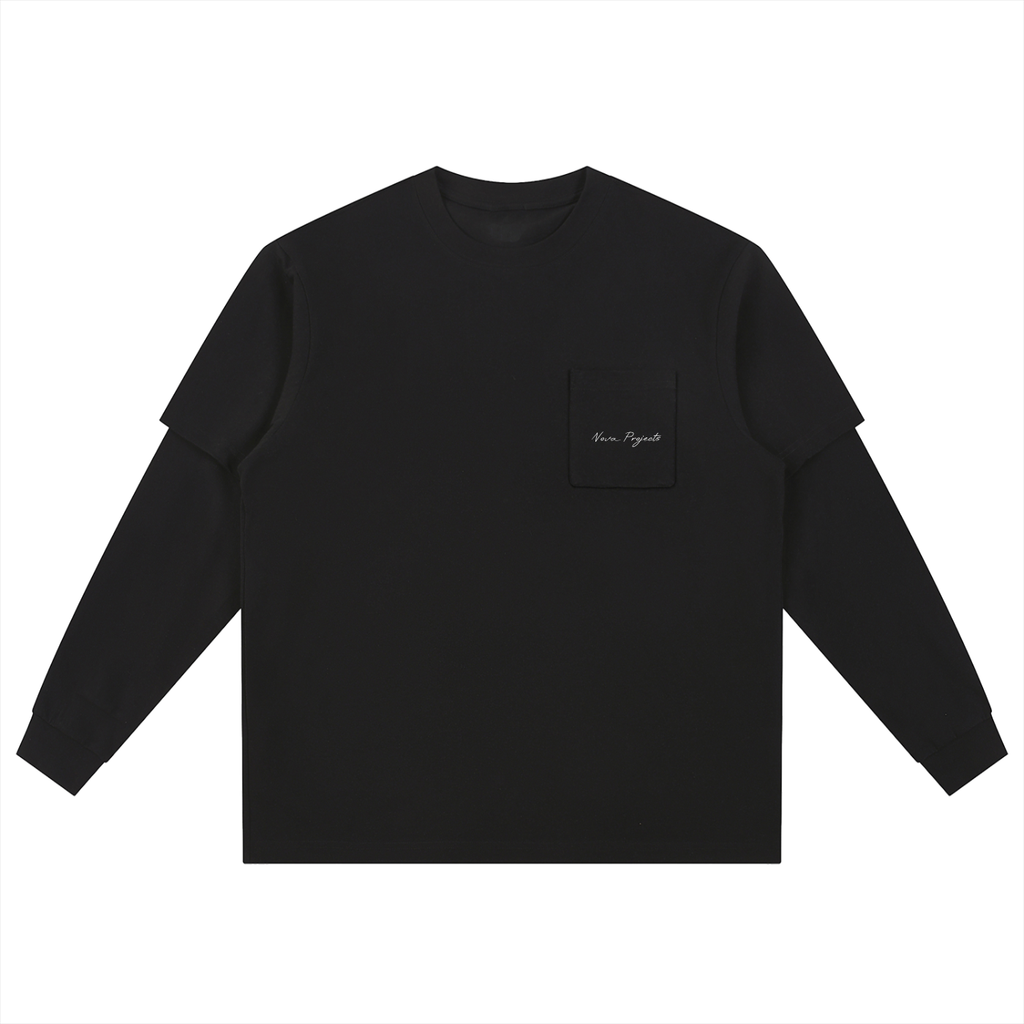Nova Layered Long Sleeve Oversized Tee