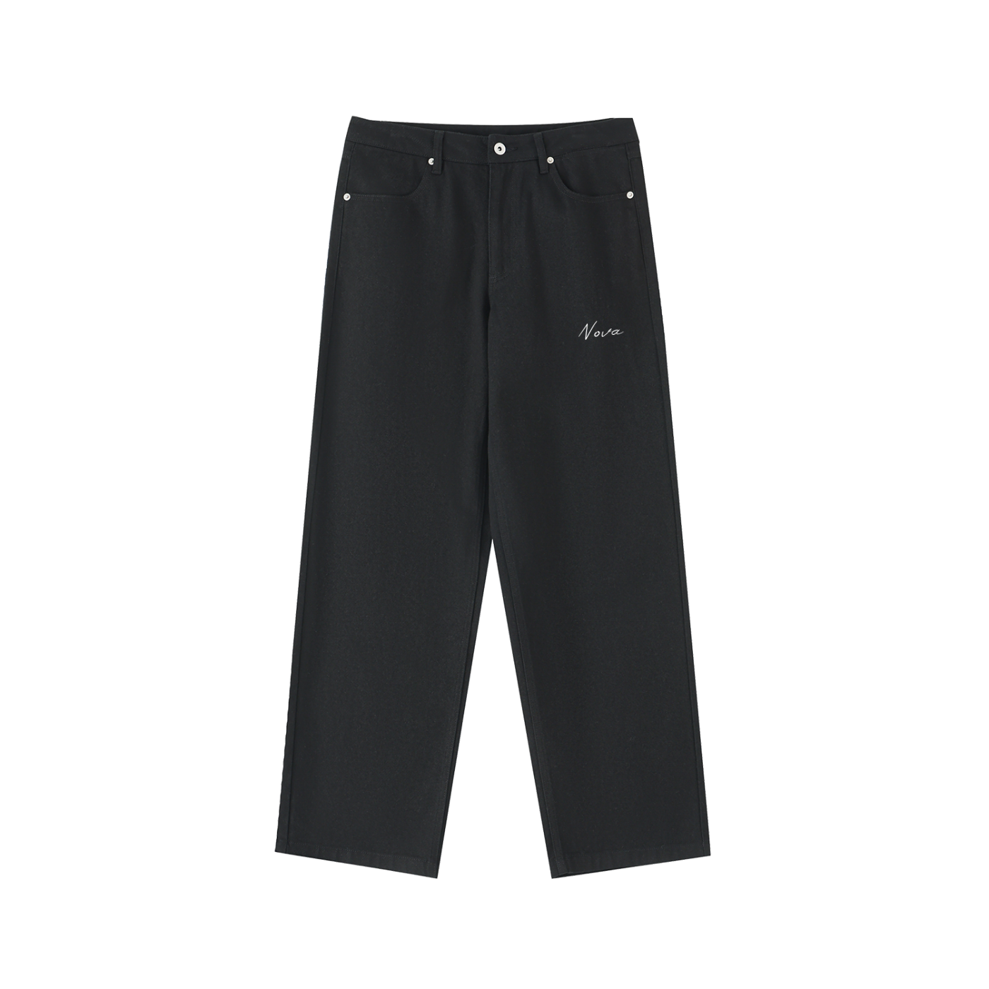 Nova Heavyweight Cotton Straight-Leg Pants