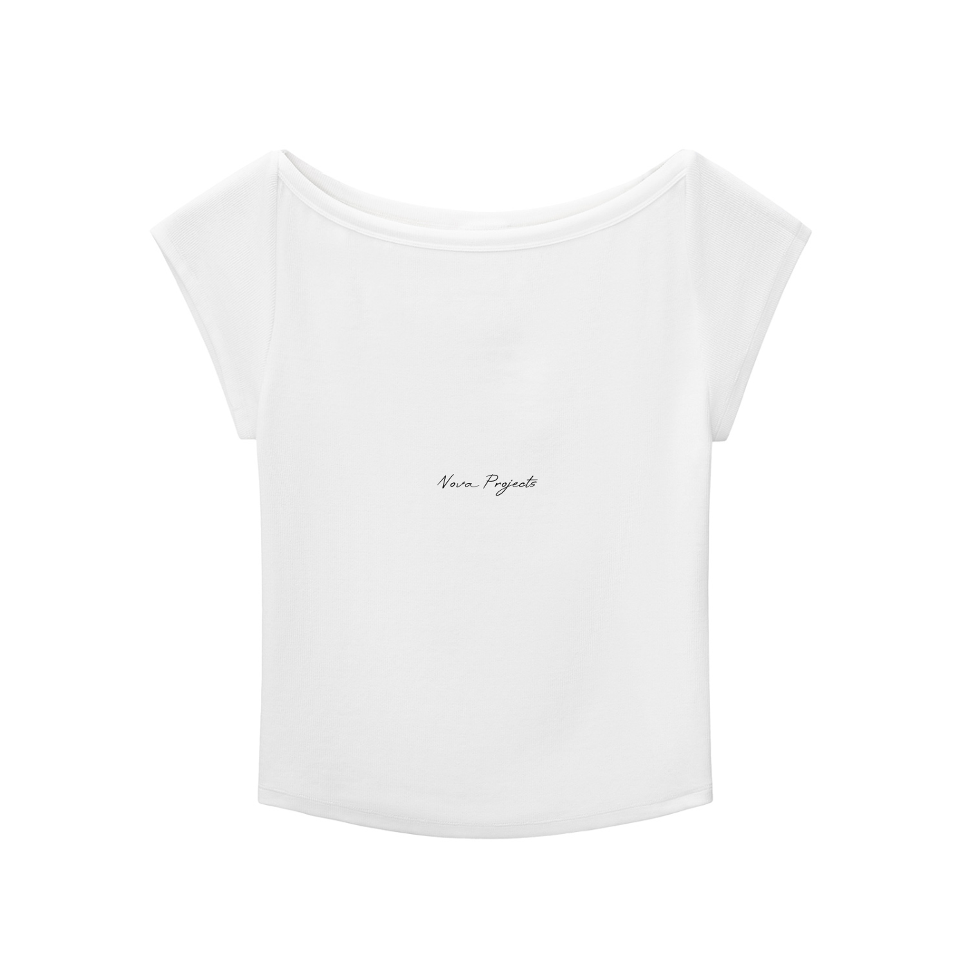 Nova Projects Womens Wide Neck Baby T-shirt