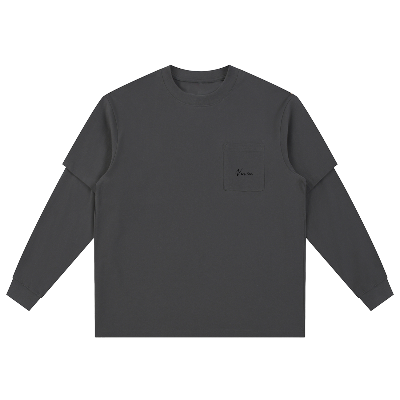 Nova Layered Long Sleeve Oversized Tee