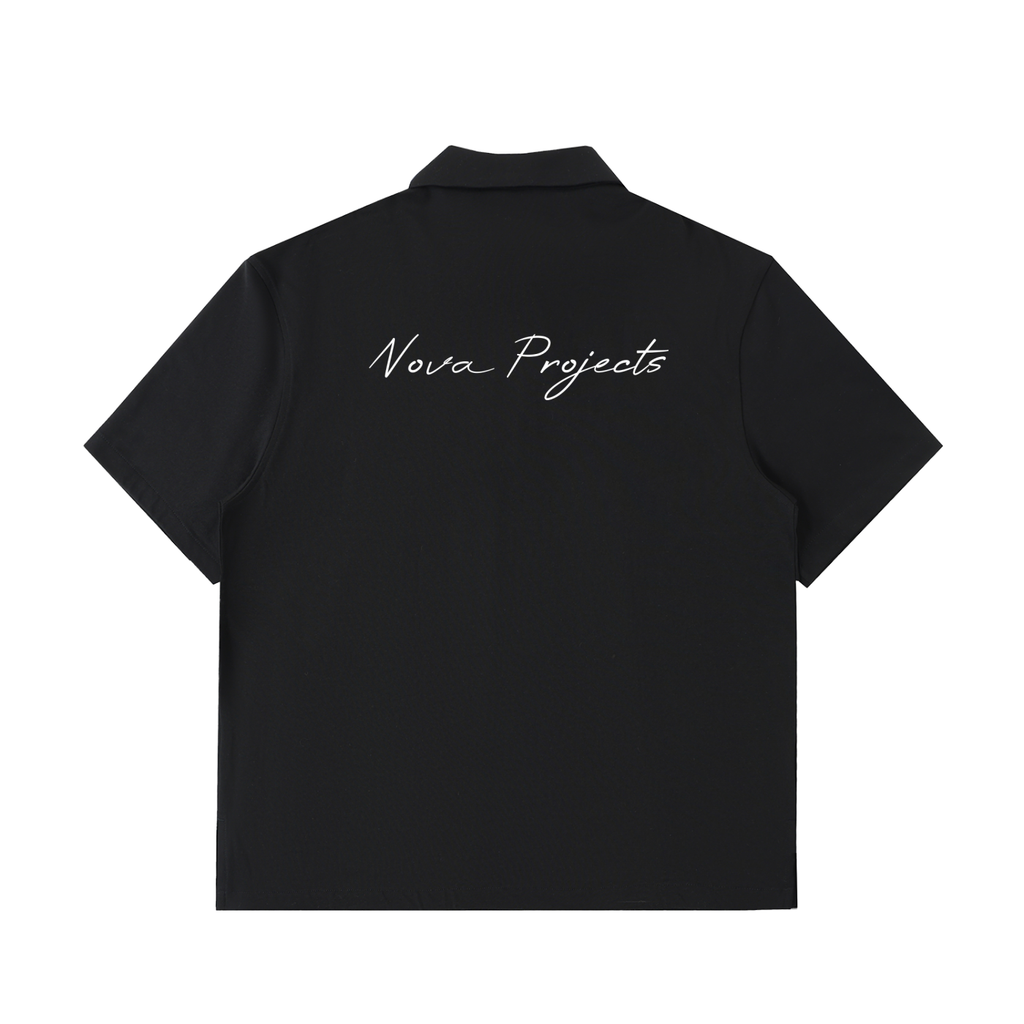 Nova Half-Zip Cotton Polo Shirt