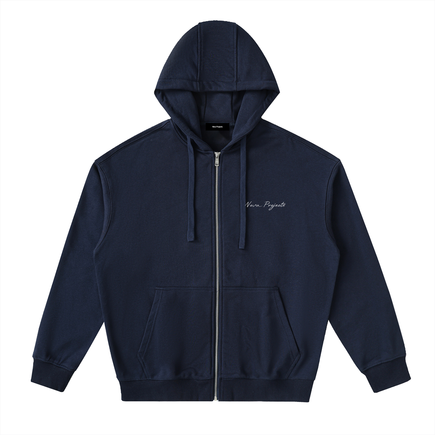 Nova Drop-Shoulder Zip Up Hoodie