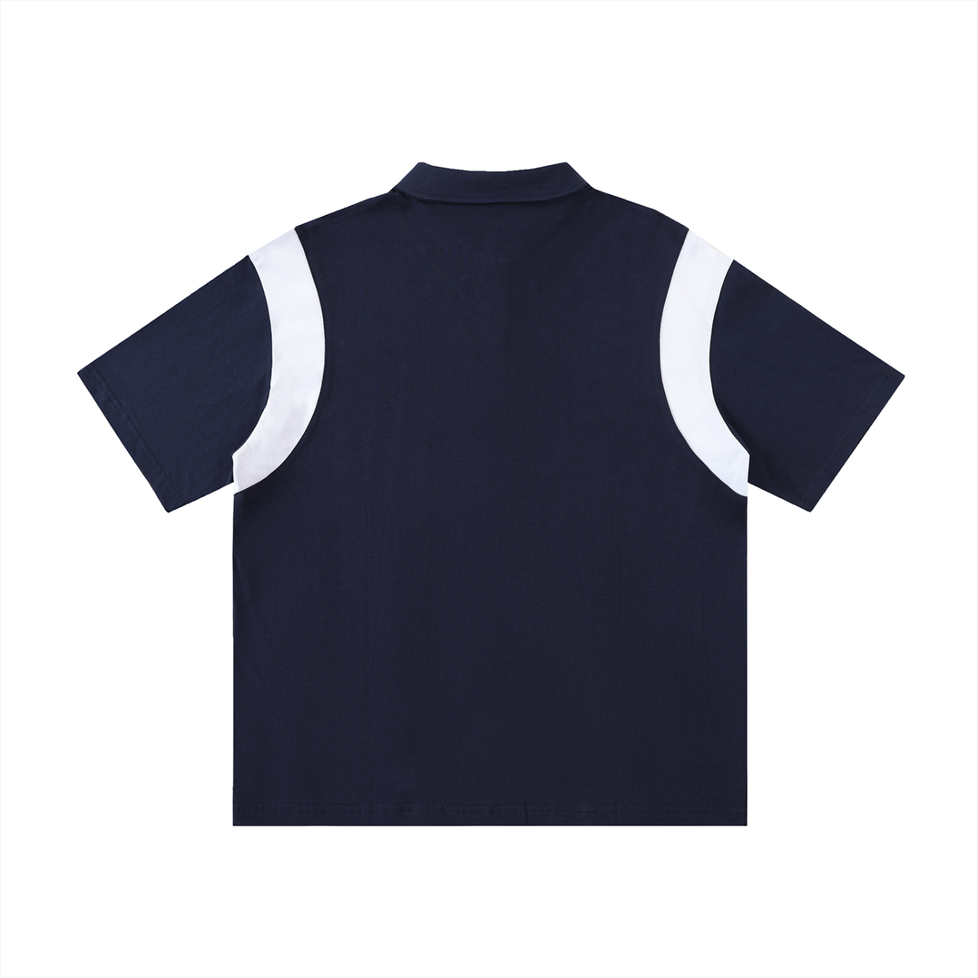 Nova Projects Contrast Panel Cotton Polo Shirt