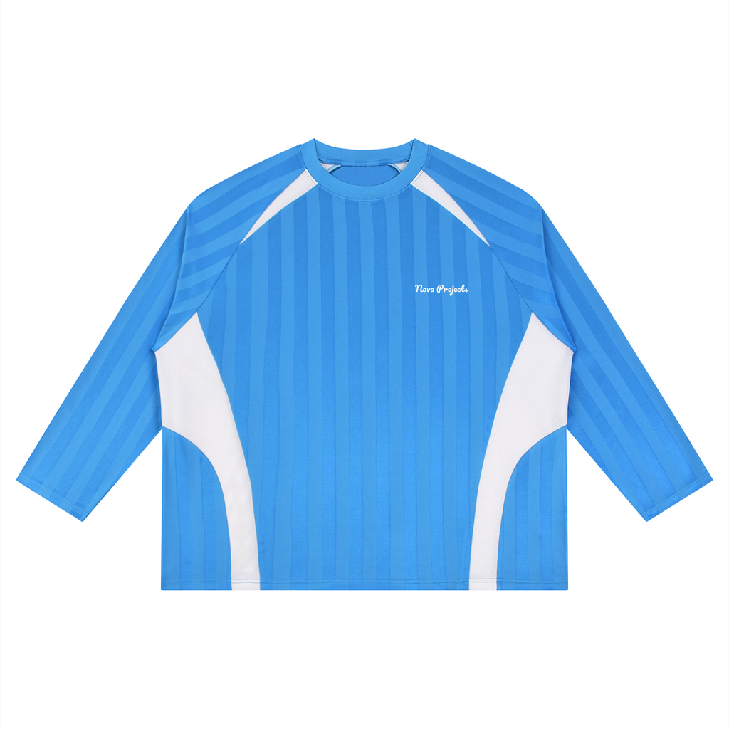 Color Block Jacquard Soccer Jersey