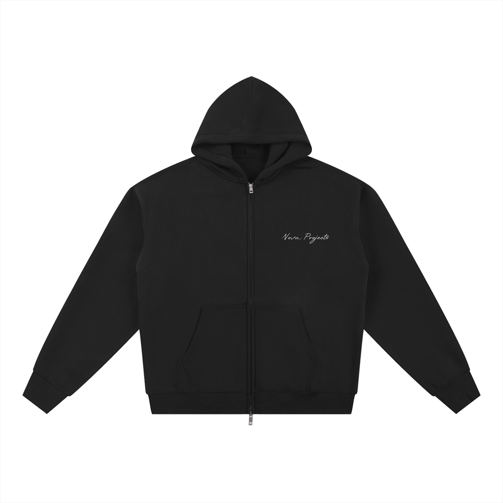 Nova Projects Essential Fleece Zip-Through Hoodie
