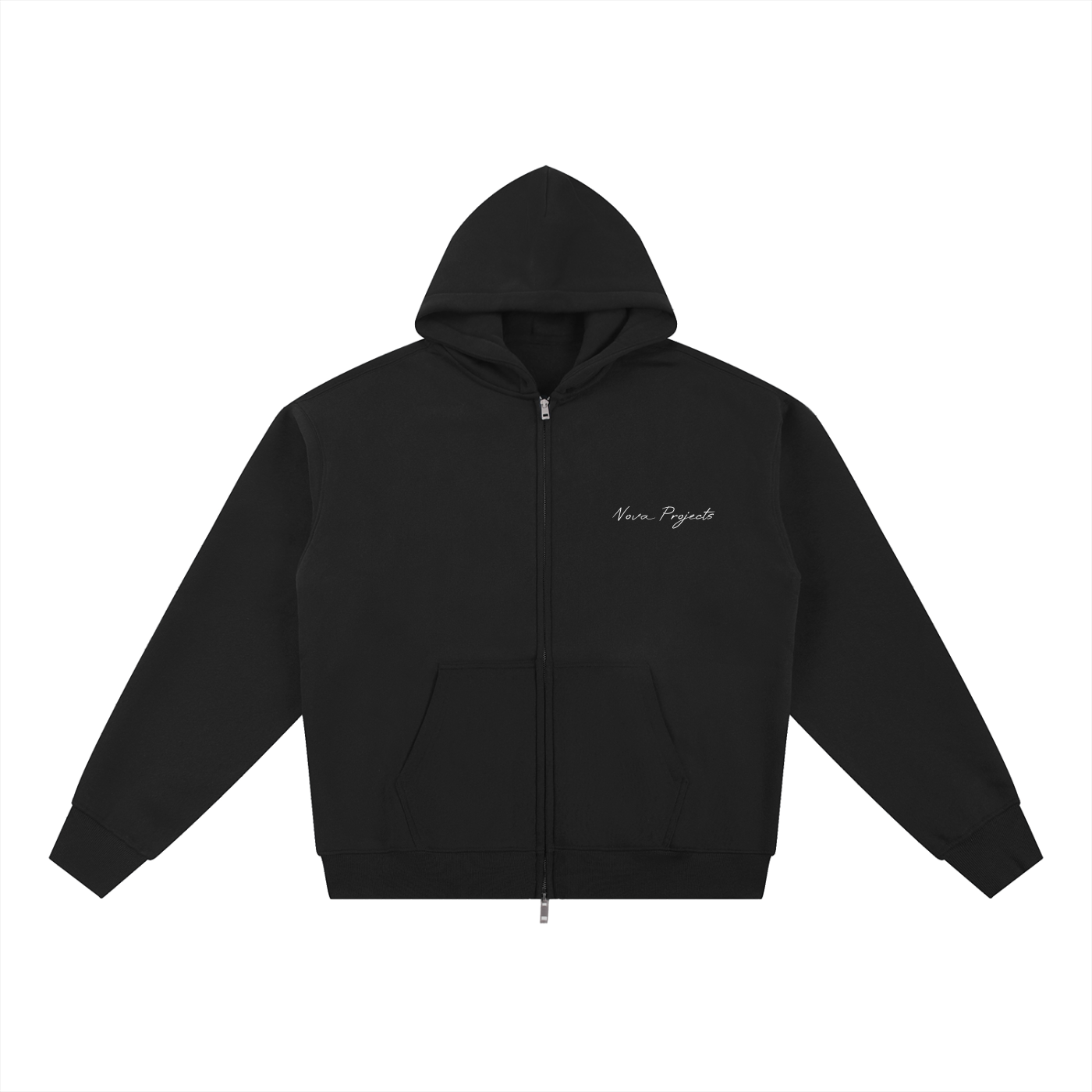 Nova Projects Essential Fleece Zip-Through Hoodie
