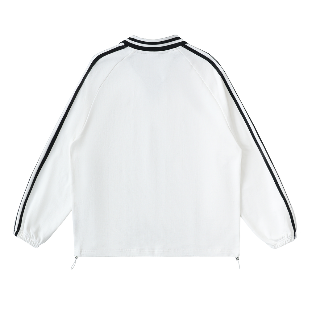 Nova Contrast Striped Lapel Collared Shirt