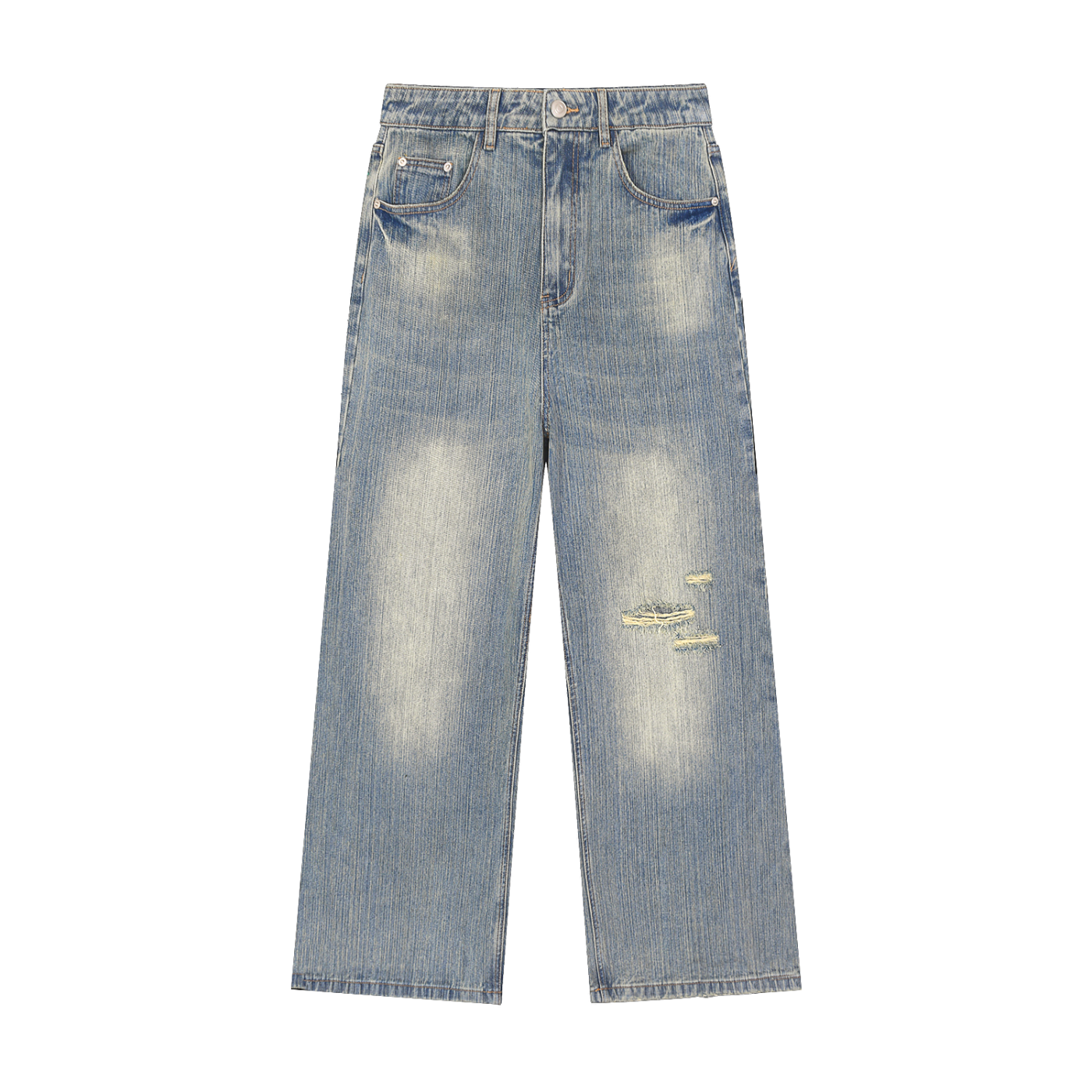 Nova Projects Vintage Wash Distressed Denim Jeans