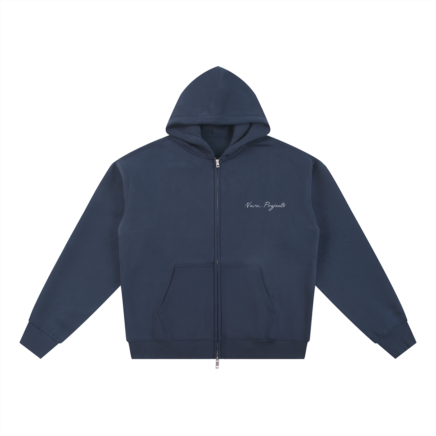 Nova Projects Essential Fleece Zip-Through Hoodie