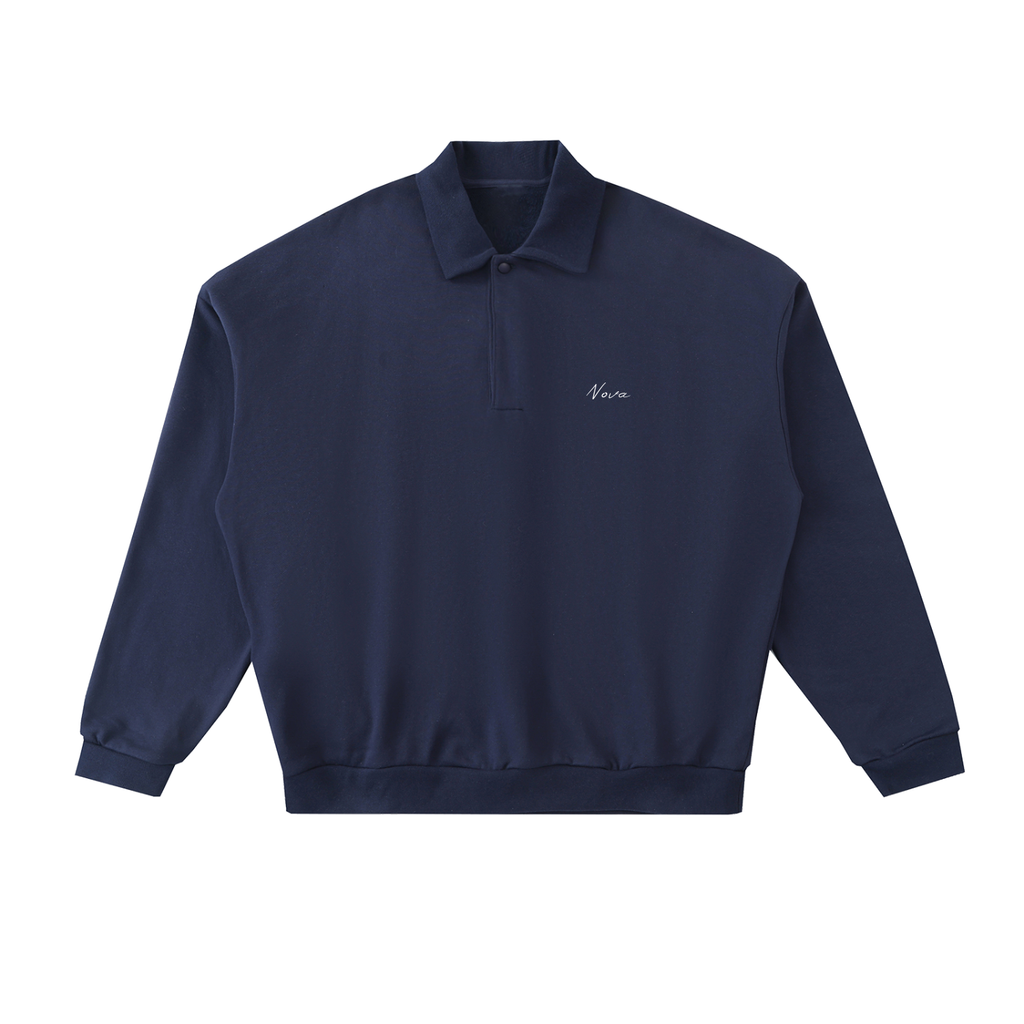Nova Heavyweight Fleece Polo Sweatshirt