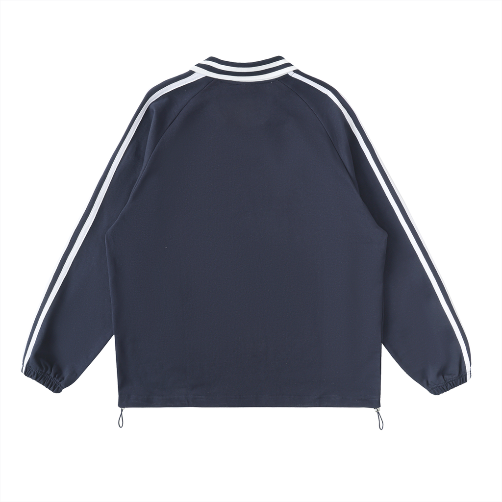 Nova Contrast Striped Lapel Collared Shirt