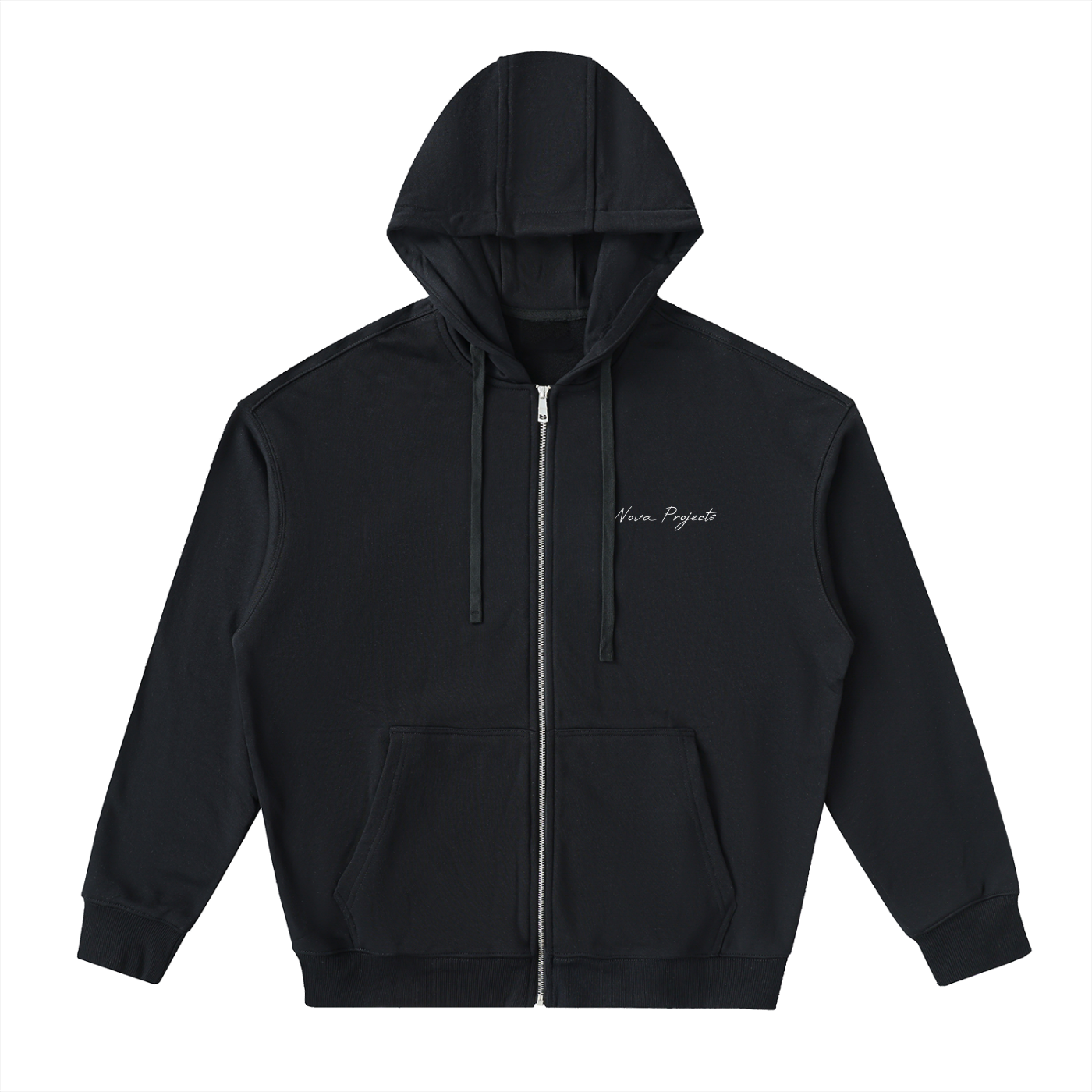 Nova Drop-Shoulder Zip Up Hoodie